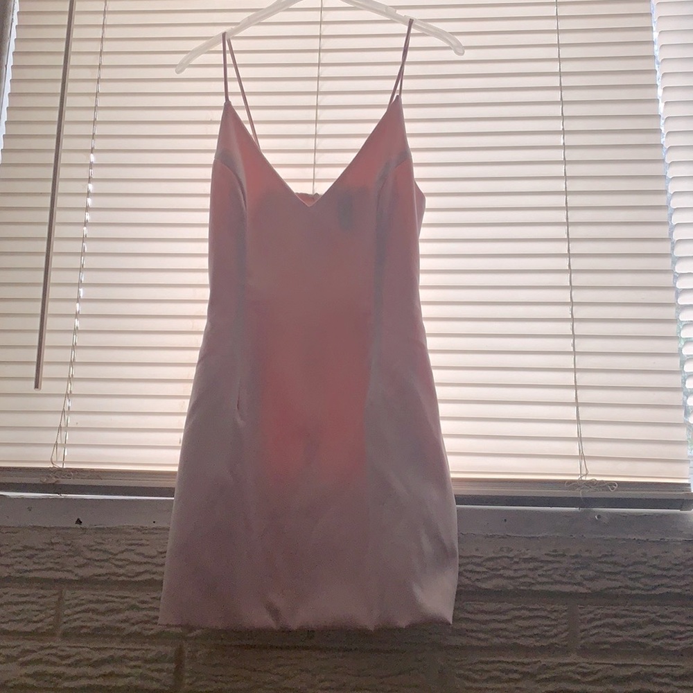 Blush pink beautiful mini dress